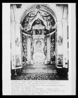 Hochaltar mit zwei Altarbildern