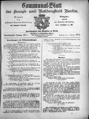 1882,8: No. 8, 19. Februar 1882