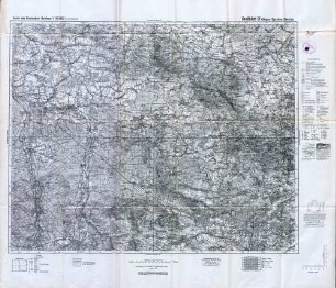 Reichskarte: Großblatt 91 Glogau-Sprottau-Bunzlau