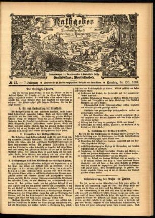 Ausgabe vom Sonntag, den 24. Oktober 1897.