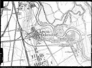 Leuna-Ockendorf, Kartenausschnitt