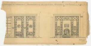 Landhaus Dr. Kunheim (später: Villa Salinger), Berlin-Wannsee: Wandabwicklung