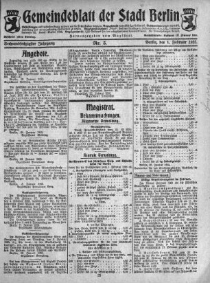 1925,5: Nr. 5, 1. Februar 1925