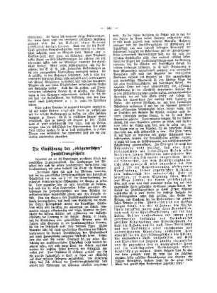 Die Einführung der "obligatorischen" Fortbildungsschule