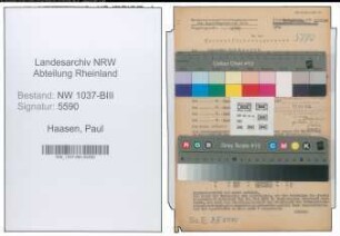 Entnazifizierung Paul Haasen , geb. 25.10.1913 (Laborant)