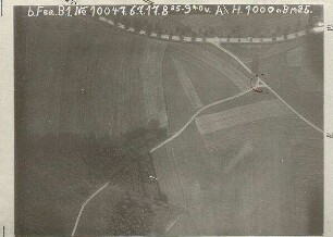 Straßengabel bei Großnöbach (1000 m)