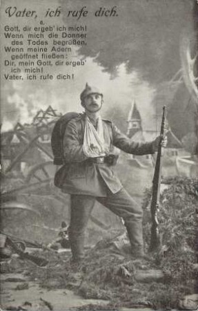 Vater, ich rufe dich. 6. Gott, dir ergeb' ich mich! Wenn mich die Donner des Todes begrüßen [...]