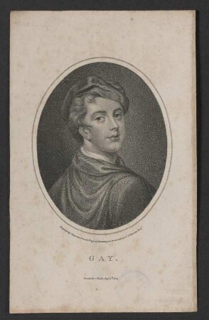 Porträt John Gay (1685-1732)