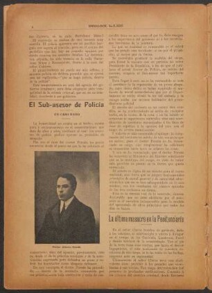 El Sub-asesor de Policía - Un caso raro