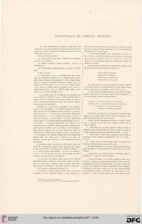 Chronique de l'hôtel Drouot