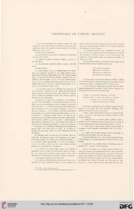 Chronique de l'hôtel Drouot