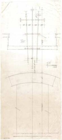 Döllgast, Hans; Pfändhausen (Bayern); Kath. Pfarrkirche - Schnitt; Ansicht