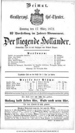 Der fliegende Holländer