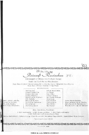 Prinzeß Rosinchen