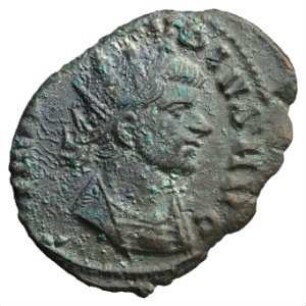 Münze, Antoninian, 268 - 270 n. Chr.