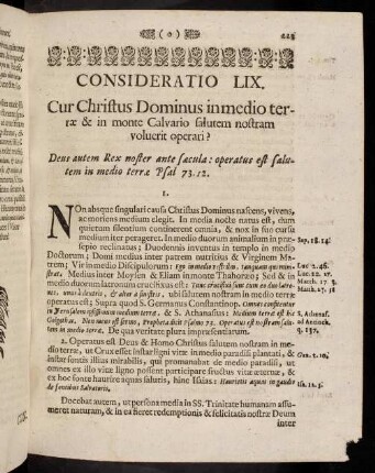 223-234, Consideratio LIX - LXI