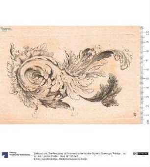 The Principles of Ornament, or the Youth's Guide to Drawing of Foliage ... by M. Lock. London Printed for Rob.t Sayer ...