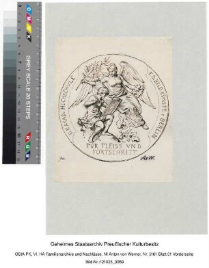 Federzeichnungen; Medaille