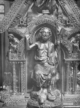 Schrein des heiligen Eleutherius von Tournai — Rückseite
