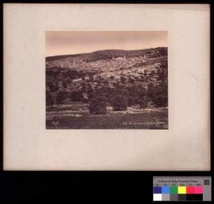 Vue générale de Hebron. Palestine