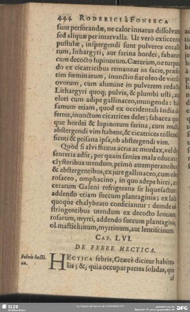 Cap. LVI. De Febre Hectica