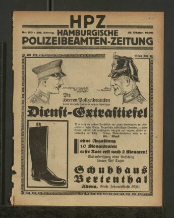 Nr. 20 * 20. Jahrg. 15. Oktbr. 1930
