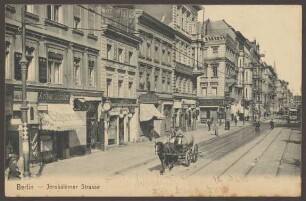 Ansichtskarte "Berlin – Jerusalemer Strasse"