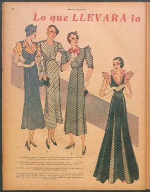 Lo que llevará la mujer elegante [Dibujos]