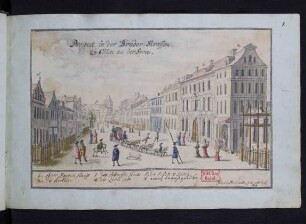 Aquarell: Brüderstraße