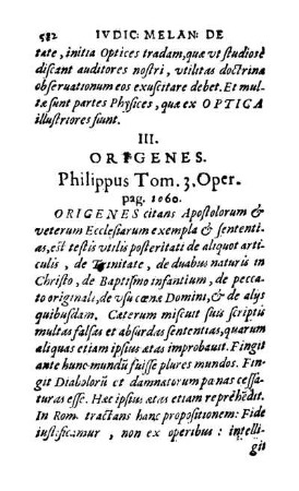 III. Origenes. Philippus Tom. 3. Oper. pag. 1060.