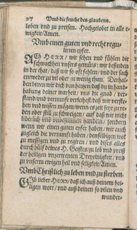 Vmb einen guten vnd recht regulirten eyfer.
