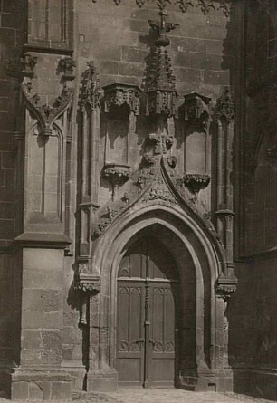 Rochlitz. Kunigundenkirche. Südportal