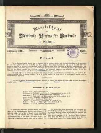 1893. Heft 1