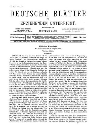 Wilhelm Harnisch : (Fortsetzung)