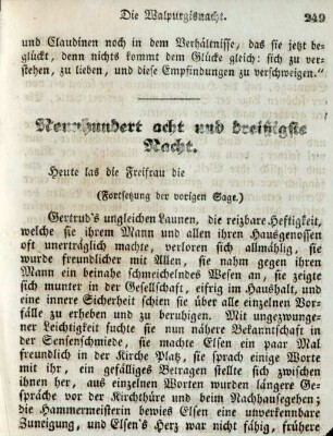 Neunhundert acht und dreißigste Nacht