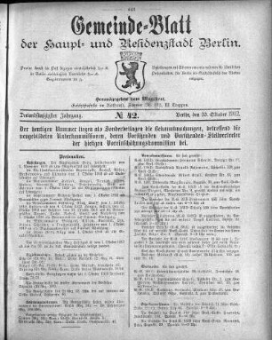 1912,42: No. 42, 20. Oktober 1912