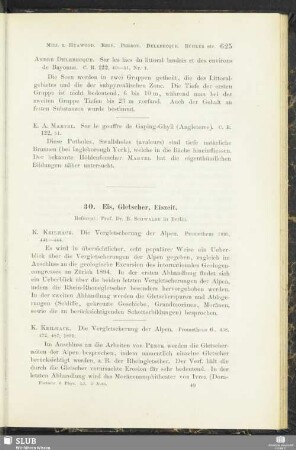 3 O. Eis, Gletscher, Eiszeit