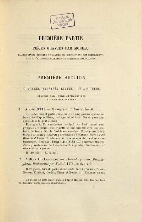 L' oeuvre de Moreau le Jeune : catalogue raisonné et descriptif avec notes iconographiques et bibliographiques