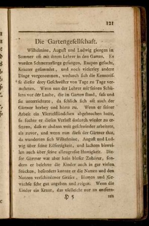 Die Gartengesellschaft.