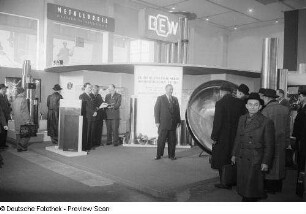Messestand Deutsche Edelstahlwerke AG Krefeld auf der Leipziger Frühjahrsmesse