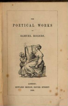 The poetical works of Samuel Rogers