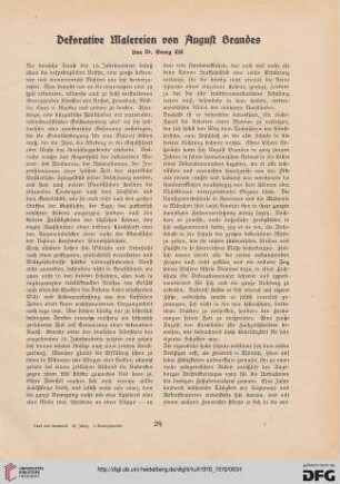 Dekorative Malereien von August Brandes