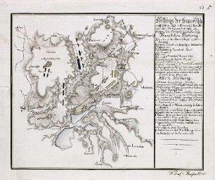 WHK 32 Krieg mit Frankreich 1792-1805: Plan der Stellungen der französischen und der russisch-österreichischen Armeen am Anfang der Schlacht bei Austerlitz, 2. Dezember 1805