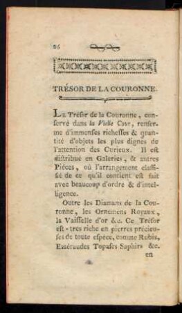 Trésor De La Couronne