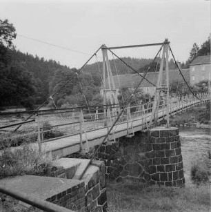 Hängebrücke, Mittweida, erb. 1908