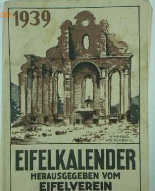 Eifel-Kalender für das Jahr 1939
