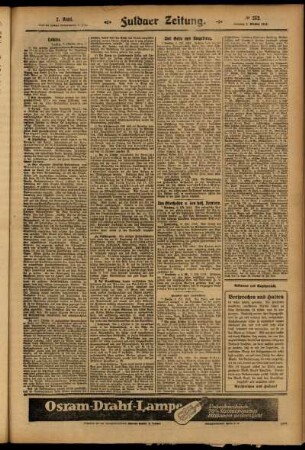 Zweite Ausgabe vom Dienstag, den 07. Oktober 1913.