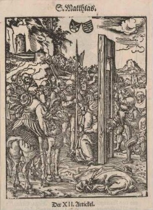 Das Martyrium des heiligen Matthias
