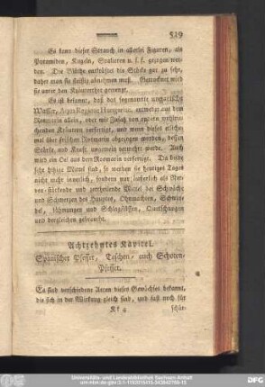 Achtzehntes Kapitel. Spanischer Pfeffer, Taschen- auch Schoten-Pfeffer.