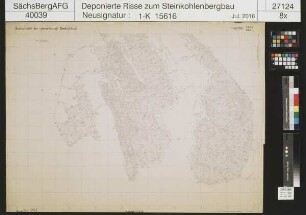 Deutschland, Gewerkschaft, Oelsnitz/Erzgebirge, Teil der Baue auf dem Hauptflöz (B6 - B7, C6 - C7)